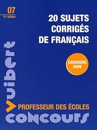 20 sujets corrigés de français