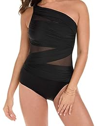 Bañador asimétrico de una pieza para dama Miracle Network JENA