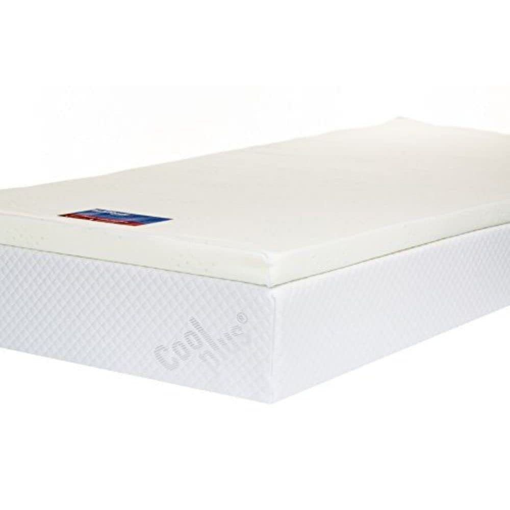 Southern Foam Memory Mattress Topper with Cover, 2 Inch, UK Single