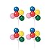 Oasis Supply Multicolored Balloon Cluster Cake & Cupcake Topper, Reusable Plastic Topper For Cake Decorations, 5” Tall, 4 Pack