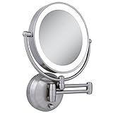 Zadro LED Lighted Wall Mount Mirror (1X to 10X) Model No. LEDW410