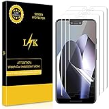 [3 Pack] Google Pixel 3 XL Screen Protector, LK Liquid Skin [Full Coverage] [Bubble-Free] HD Clear Flexible Film with Lifetime Replacement Warranty