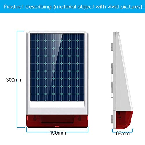 Wolf Guard WiFi and 4G Home Alarm System Set, Home Alarm System with Wireless Solar Outdoor Siren, Window and Door Sensor, Motion Sensor, RFID, Tuya App, German W4Q-W06