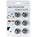Parts Express Cable Drops Black 6 pk.
