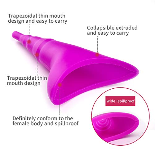 image for Etable Female Urination Device - Portable Female Urinal, Pee Standing 