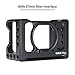 UURig C-RX0 II Metal Extension Cage for Sony RX0 II/RX0 with Cold Shoe to Mount Microphone Selfie Vlog Video Accessories 37MM Lens Adapter Arri Hole Quick Release Fixation 1/4