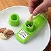 Multipurpose Grater for Ginger or Garlic - Stainless Steel Mincer and Crusher with Silicone Roller Peeler Tube Set Professional Grade, Easy Squeeze