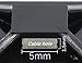iExcell 100 Pcs Black 20 mm x 20 mm x 4 mm Adhesive Cable Tie Mount Base Holders