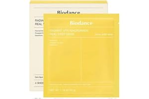 Biodance Radiant Vita Niacinamide Face Mask, 34g, 4 Pieces per Box