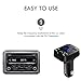 Kitbeez Wireless Bluetooth FM Transmitter, Handsfree Call Car Charger Radio Receiver&Mp3 Music Stereo Adapter,Dual USB Port Charger Compatible for iPhone,iPad,Samsung Galaxy,LG,HTC,Smartphone