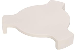 Heat Deflector with 3 Legs for Kamado Joe Classic,18in Ceramic Pizza Stone Plate Setter for Large Big Green Egg and Other 18i