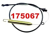 Gavin parts shop 175067 169676 Deck Clutch Cable for Craftsman AYP Husqvarna Poulan 60-525 10891 21547184 21547197 532193235 532169676 532175067