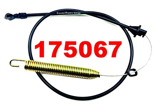 Gavin parts shop 175067 169676 Deck Clutch Cable for Craftsman AYP Husqvarna Poulan 60-525 10891 21547184 21547197 532193235 532169676 532175067