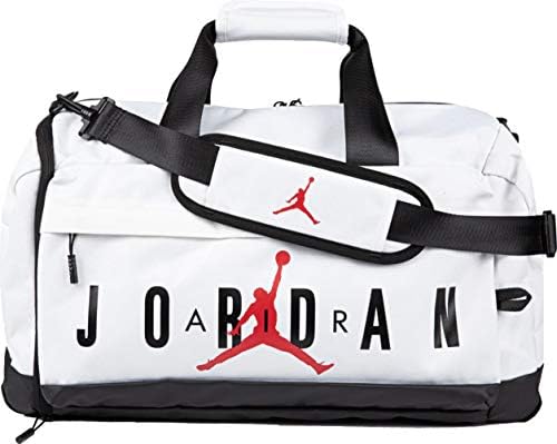 90s レトロ ナイキ Air Jordan NIKE ドラムバッグ　バスケ Amazon.com | Jordan Red Duffel Bag SM0920 R78, Red, 43 cm x 32 cm