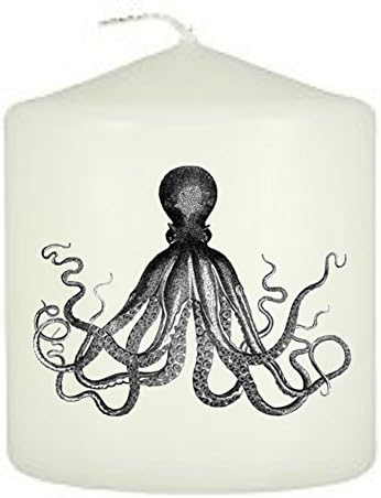 Octopus Themed Candle