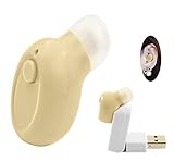 Bluetooth Headphones,Mini Ultralight V4.1 Wireless Mini Invisible Car Headset [Magnetic Charging] Single In Ear Earpiece Smallest Wireless Bluetooth Earbud Earphone with HD Mic. (Golden)