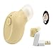 Bluetooth Headphones,Mini Ultralight V4.1 Wireless Mini Invisible Car Headset [Magnetic Charging] Single In Ear Earpiece Smallest Wireless Bluetooth Earbud Earphone with HD Mic. (Golden)