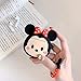 Mulafnxal Compatible with Airpods 1&2 Case, Cute Cartoon Character Silicone Airpod Funny Cover,Kawaii Fun Cool Design Skin,Fashion Animal Designer Cases for Girls Teens Boys Air pods (Q Minnie Mouse)