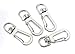 Metal Swivel Clasps Lanyard Snap Hook Lobster Claw Clasp Jewelry Findings 1 1/2