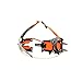 Strap Crampons Traction Device Anti-slip Ski Belt High Altitude Hiking 14 Teeth Mountaineering with Crampons Bag