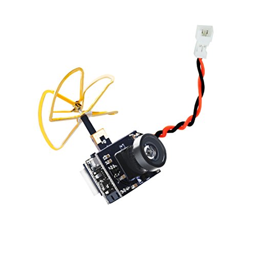 AKK A1 Mini 5.8Ghz 40CH 25mW FPV Transmitter Raceband 600TVL FPV Micro AIO Camera with Clover Antenna for FPV Camera System