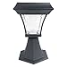 iGlow Outdoor Garden Solar Lamp Post Light w/ 2 Bright White SMD LED Streetlight Style Landscape Path Deck Dual Purpose