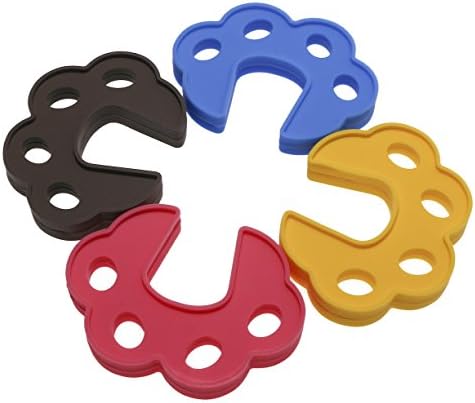 SKKXY 4 Pcs Rubber Baby Proofing Finger Pinch Guard Child Finger Protector Door Slam Stopper Safe Door Lock Prevent Finger Injuries for Baby Kids Children Pet Safety