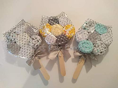 Amazon Com Baby Washcloth Lollipop Gender Neutral Baby Shower Handmade