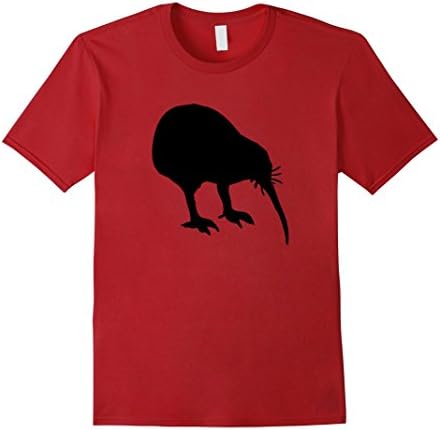 Men's Kiwi Bird T Shirt - Kiwi Shirt Large Cranberry