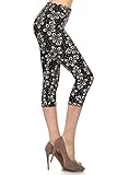 Leggings Depot Capri Printed Leggings Batch1 plussize 12-24 Beautiful Impression