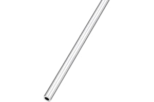METALLIXITY 6063 Aluminum Tube (5mm OD x 3mm ID x 300mm L), Aluminum Round Tubing - for Home Furnishing, Machinery, DIY Handicraft