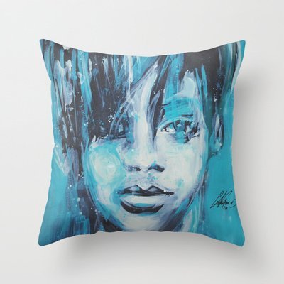 Amazon Com Arnecase Cotton Linen Throw Pillow Case Rihanna Square