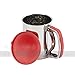 Astra Gourmet Stainless Steel Flour Sifter Sieve with Lid and Bottom Cover, Icing and Sugar Sifter(Red)