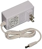 HitLights 3A LED Strip Light 36 Watt Power Supply, 110V AC to 12V DC Transformer, Low Voltage LED Tape Light Driver, White