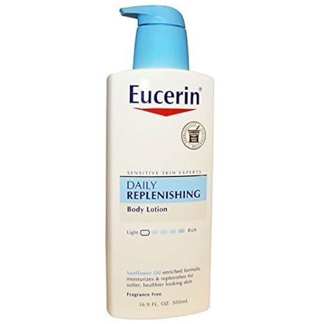 eucerin daily replenishing moisturizing lotion