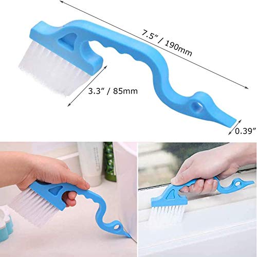 SHEYNIAN Window Sill Cleaner Tool Hand Held Groove Gap Cleaning Brush