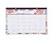 Blue Sky "Mahalo" 17 x 11 Monthly Desk Pad Calendar, Jul 2017 to Jun 2018
