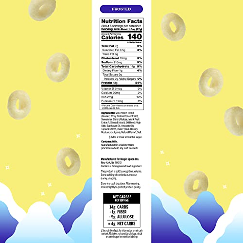Magic Spoon Cereal, Frosted 4Pack of Cereal Keto & Low Carb