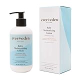 Evereden Baby Lotion With Coconut Oil & Calendula Oil - Lotion with Fragrance Free Moisturizer - Body Lotion & Eczema Relief Lotion For Dry Skin with Pump Bottle - Baby Essentials for Newborns
