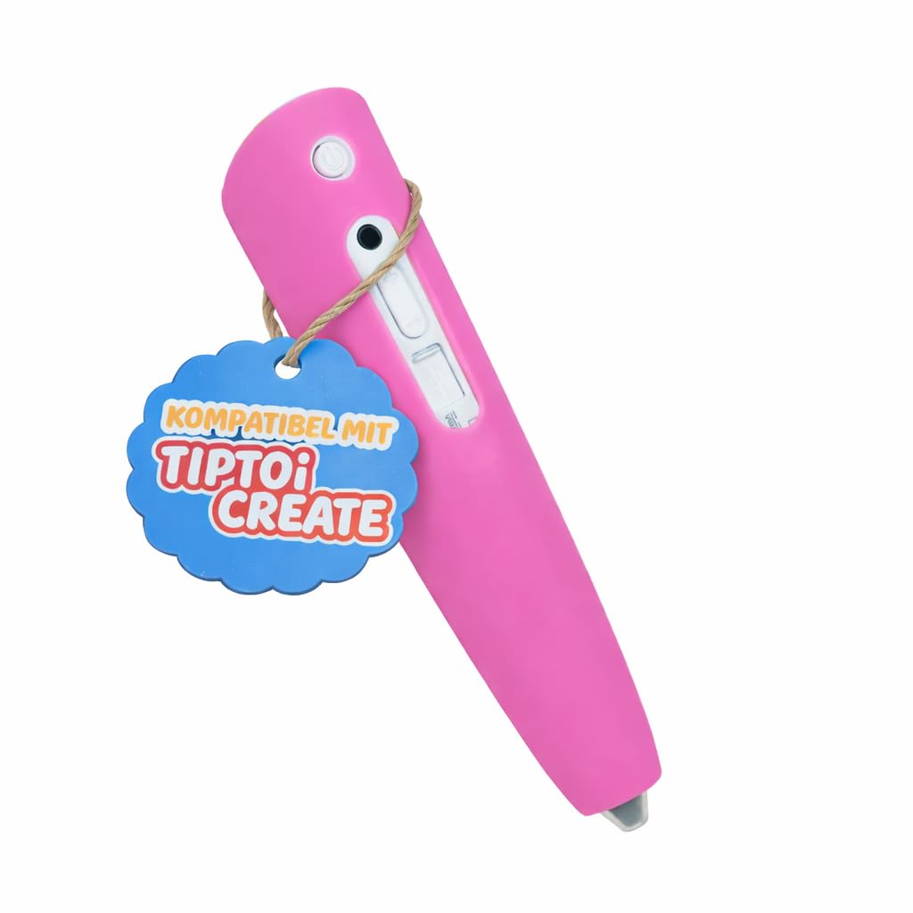 Protective cover suitable for the Ravensburger TipToi Create (0080X), Cover (silicone cover for the Ravensburger TipToi) in pink