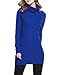 Rocorose Women's Turtleneck Sweater Long Sleeve Slim Fit Solid Pullovers