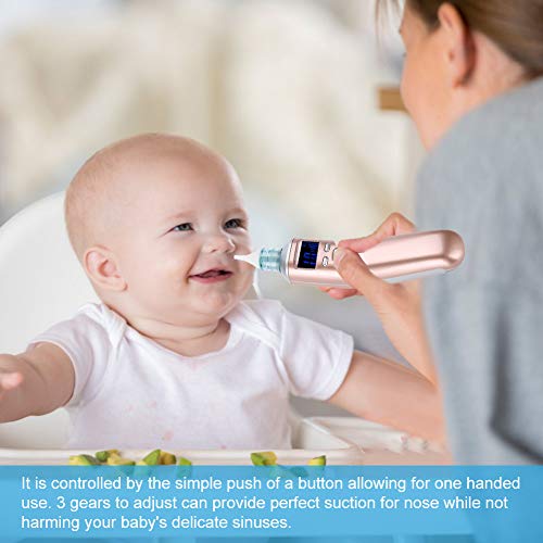 Baby Nasal Aspirator, Electric Nose Vacuum Cleaner for Infants