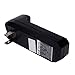 Perman Universal AC 110V-240V LED Dual Battery Charger for 18650 16340 26650 Rechargeable 3.7V Li-ion Battery US Black