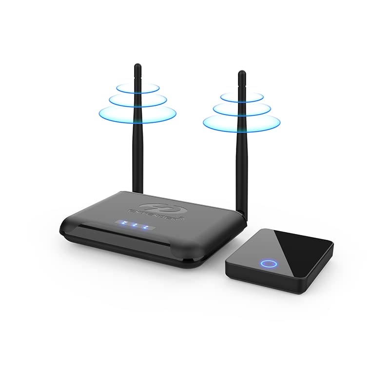 Redlution Wireless audio Transmitter BIN-813 Wireless HD Extender TV Audio Video Transmitter and Receiver, Digital Signal Full HD 1080P 4K 3D AV Sender