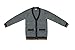 Bienzoe Big Boy's School Uniforms Cotton Antistatic V-neck Cardigan Sweater