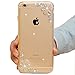 iPhone 6 Case,iPhone 6S Case,Hundromi 3D Handmade Clear Bling Flower Crystal Rhinestone Diamond Skin Case Cover for iPhone 6/6s 4.7 inch Screen - Crystal iPhone 6 6s Case