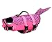 Dog Ristop Life Jacket Quick Release Swimming Vest,Fish Style Floatation Vest,Brighted Colour Easy Handle for Small Medium Large Breeds,Mermaid Medium By HeroDog