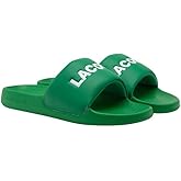 Lacoste Men's Serve Slide 1.0, Red & White, 9