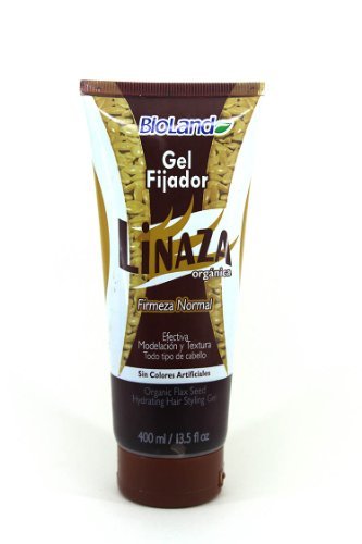 Organic Flax Seed Hair Gel Fixer 400Ml./ Gel Fijador Linaza Firmeza Normal 400Ml (759316995011)