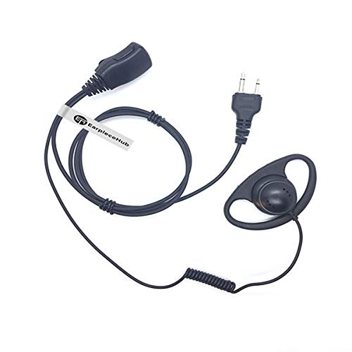 D-TYPE Compatible with ICOM MAXON INTEK MIDLAND YAESU VERTEX ALAN ALAN RADIO EARPIECE HEADSET